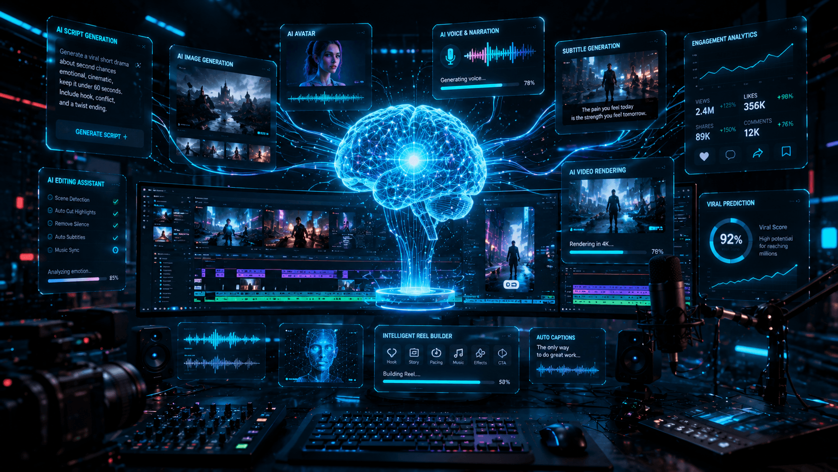 AI Reel Production portfolio preview