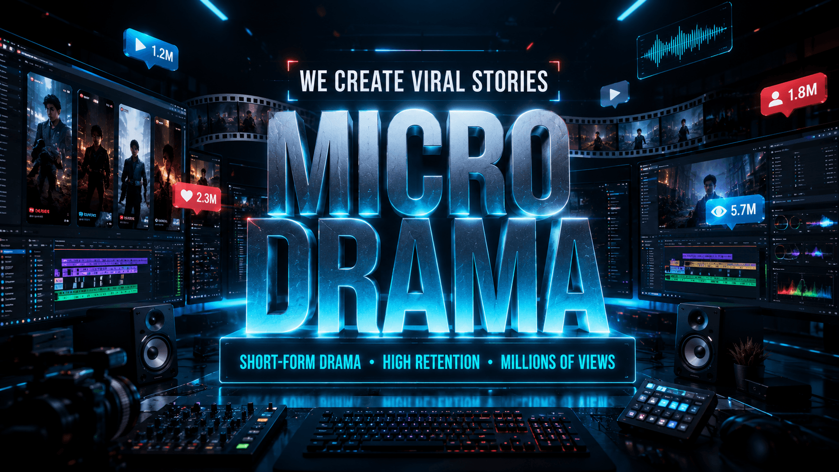 Micro Drama Promotions portfolio preview